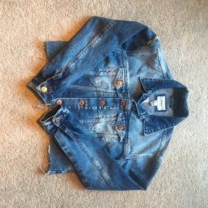 Semi-Cropped Denim Jacket